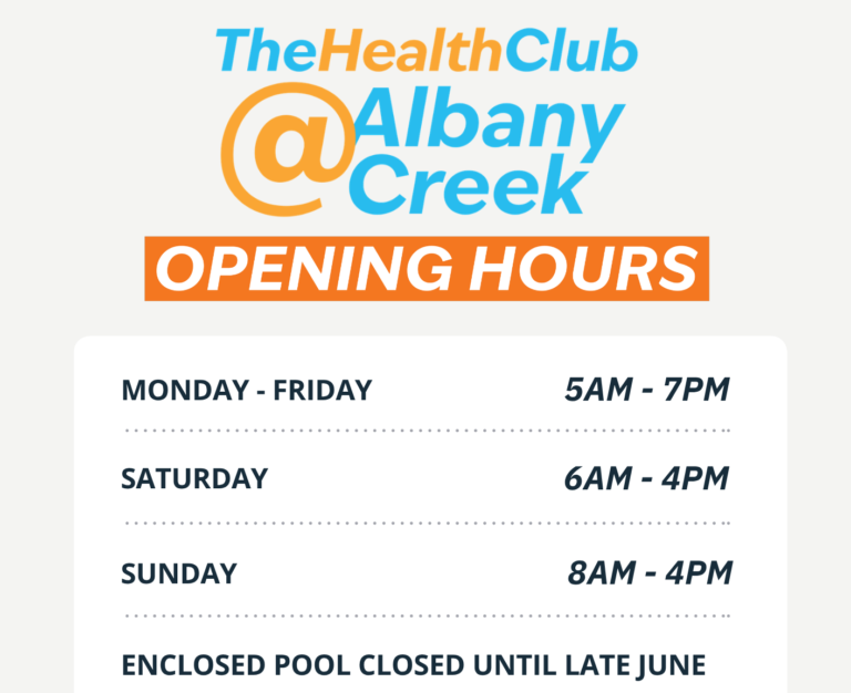 Health Club Opening Hours